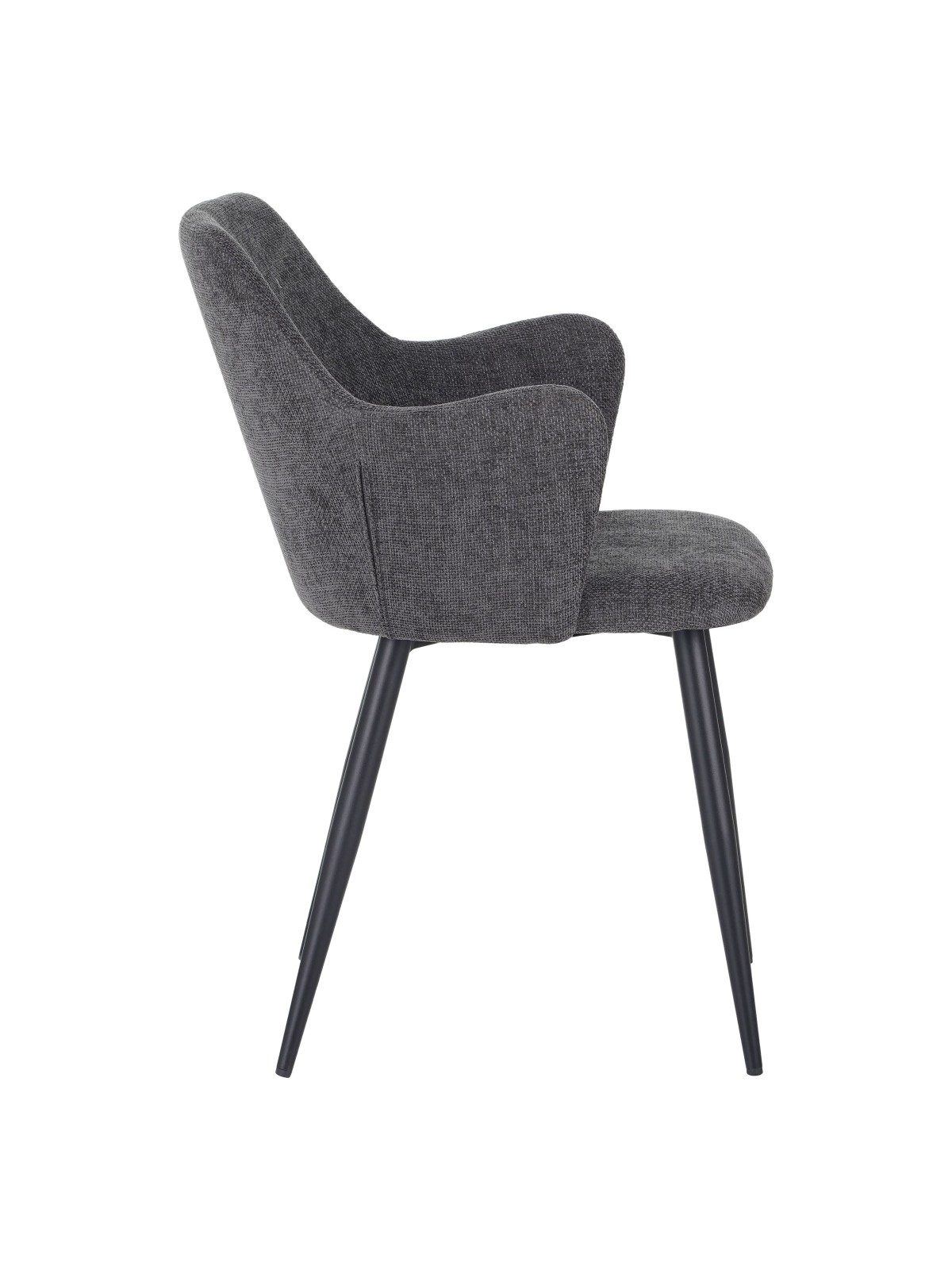 LANCE Chaise de Salle à Manger Contemporaine avec Accoudoirs Chais...