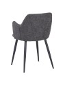 LANCE Chaise de Salle à Manger Contemporaine avec Accoudoirs Chais...