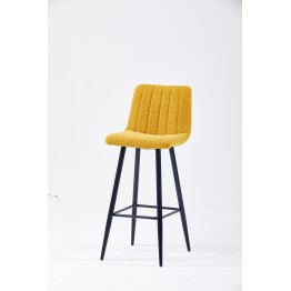 Tabouret de Bar Moderne à Surpiqûres | Chaise Haute de Cuisine en T...