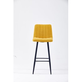 Tabouret de Bar Moderne à Surpiqûres | Chaise Haute de Cuisine en T...
