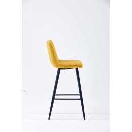 Tabouret de Bar Moderne à Surpiqûres | Chaise Haute de Cuisine en T...