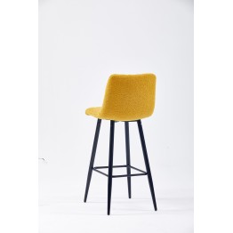 Tabouret de Bar Moderne à Surpiqûres | Chaise Haute de Cuisine en T...
