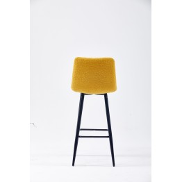 Tabouret de Bar Moderne à Surpiqûres | Chaise Haute de Cuisine en T...