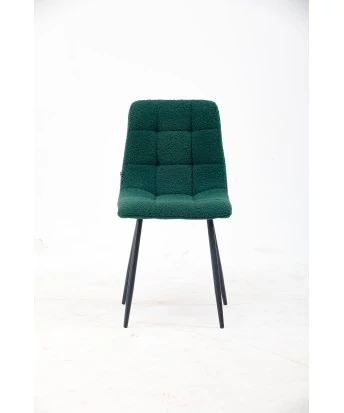 Chaise de Salle à Manger Matelassée | Chaise Moderne en Tissu Teddy...