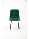 Chaise de Salle à Manger Matelassée | Chaise Moderne en Tissu Teddy...