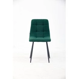 Chaise de Salle à Manger Matelassée | Chaise Moderne en Tissu Teddy...