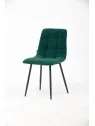 Chaise de Salle à Manger Matelassée | Chaise Moderne en Tissu Teddy...