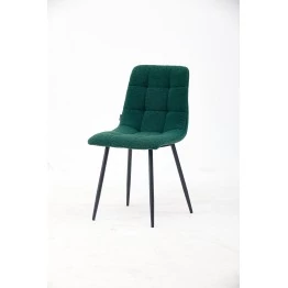 Chaise de Salle à Manger Matelassée | Chaise Moderne en Tissu Teddy...