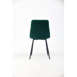 Chaise de Salle à Manger Matelassée | Chaise Moderne en Tissu Teddy...