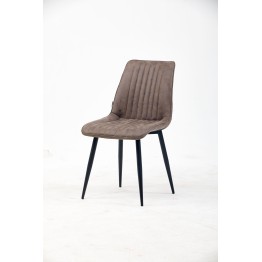 Chaise de Salle à Manger à Surpiqûres | Chaise Moderne en Velours M...