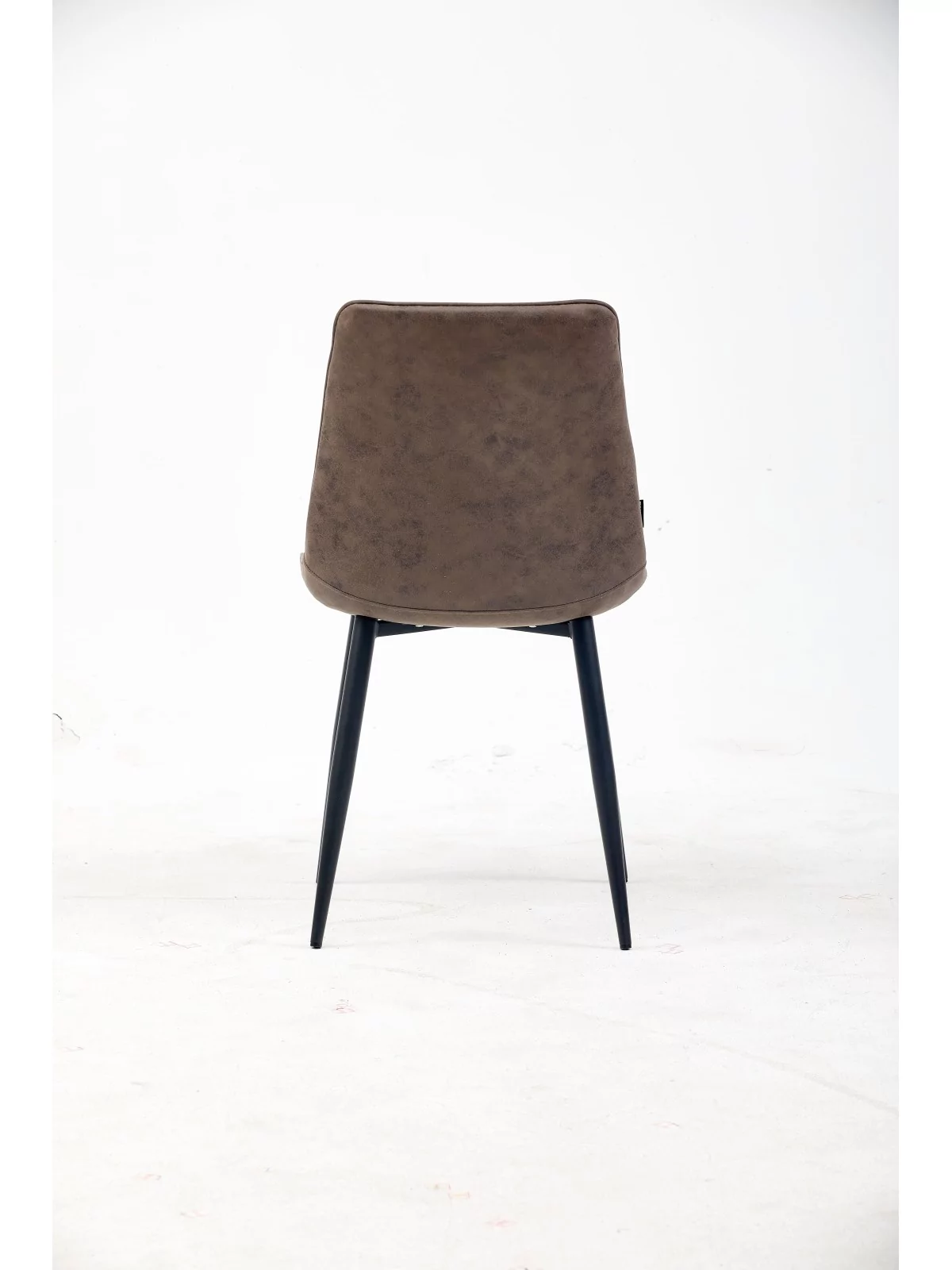 Chaise de Salle à Manger à Surpiqûres | Chaise Moderne en Velours M...