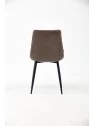Chaise de Salle à Manger à Surpiqûres | Chaise Moderne en Velours M...