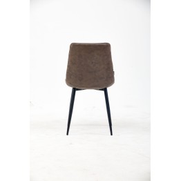 Chaise de Salle à Manger à Surpiqûres | Chaise Moderne en Velours M...