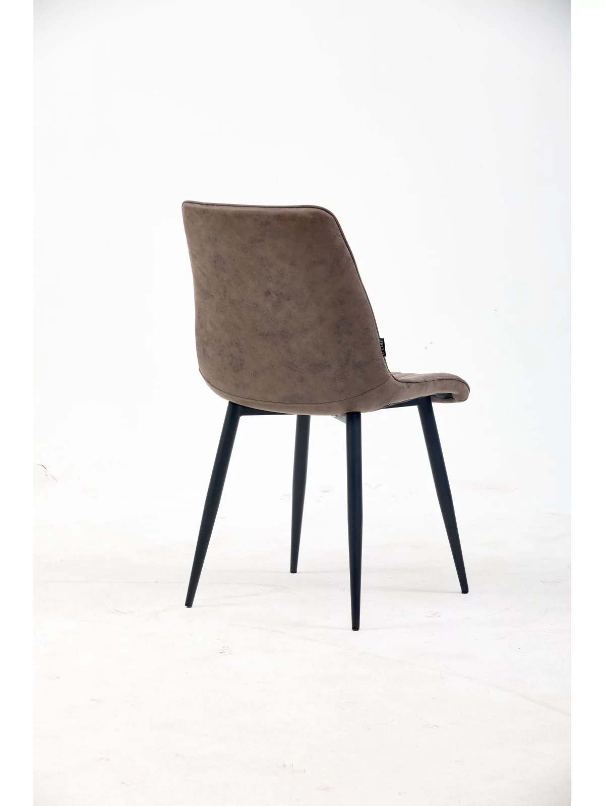 Chaise de Salle à Manger à Surpiqûres | Chaise Moderne en Velours M...