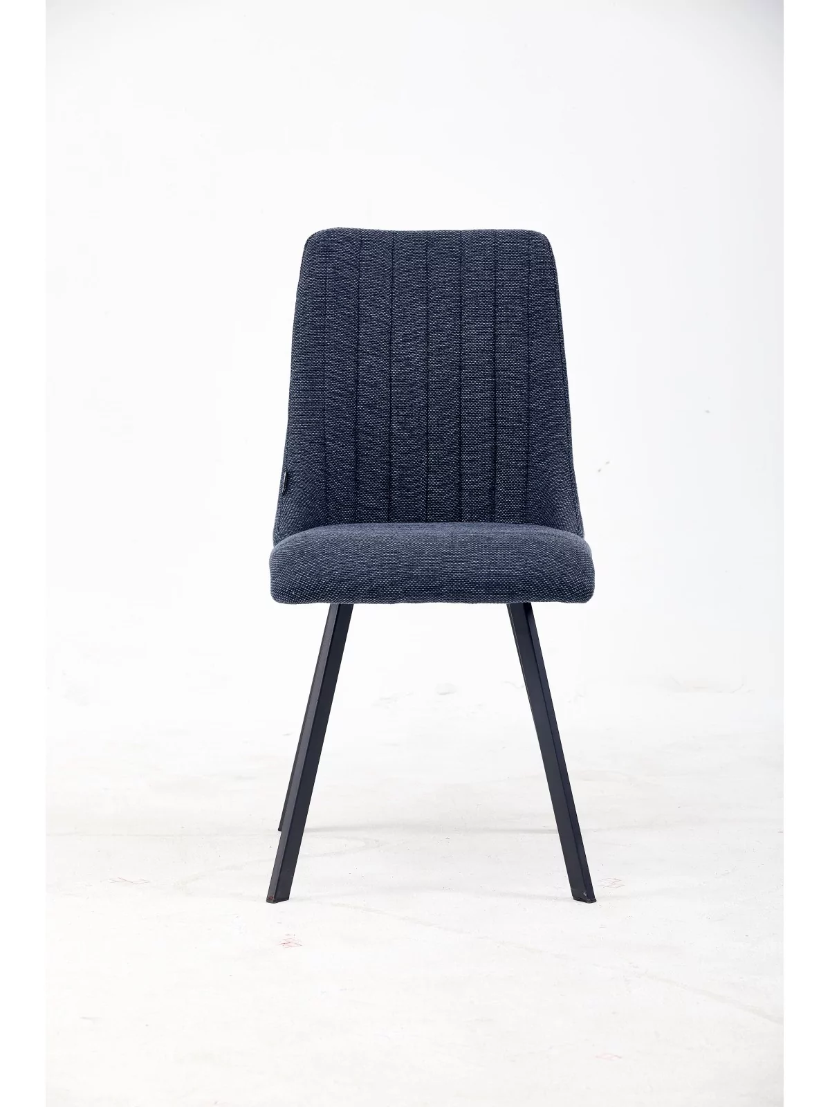 Chaise de Salle à Manger à Surpiqûres | Chaise Moderne en Tissu Tex...