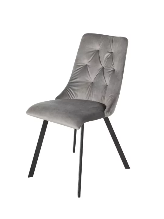 Chaise de Salle à Manger à Surpiqûres | Chaise Moderne en Tissu Tex...
