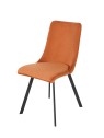 Chaise de Salle à Manger à Surpiqûres | Chaise Moderne en Tissu Tex...