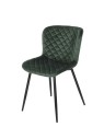 TESSA Chaise de Salle à Manger Matelassée | Chaise en Velours Vert ...