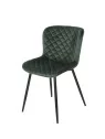 TESSA Chaise de Salle à Manger Matelassée | Chaise en Velours Vert ...