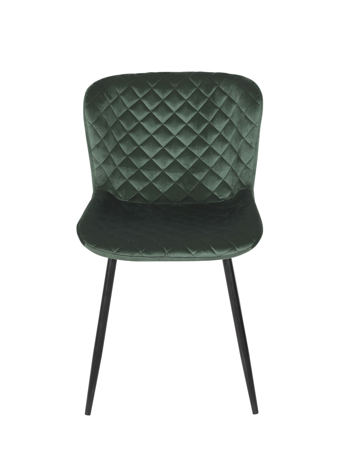TESSA Chaise de Salle à Manger Matelassée | Chaise en Velours Vert ...