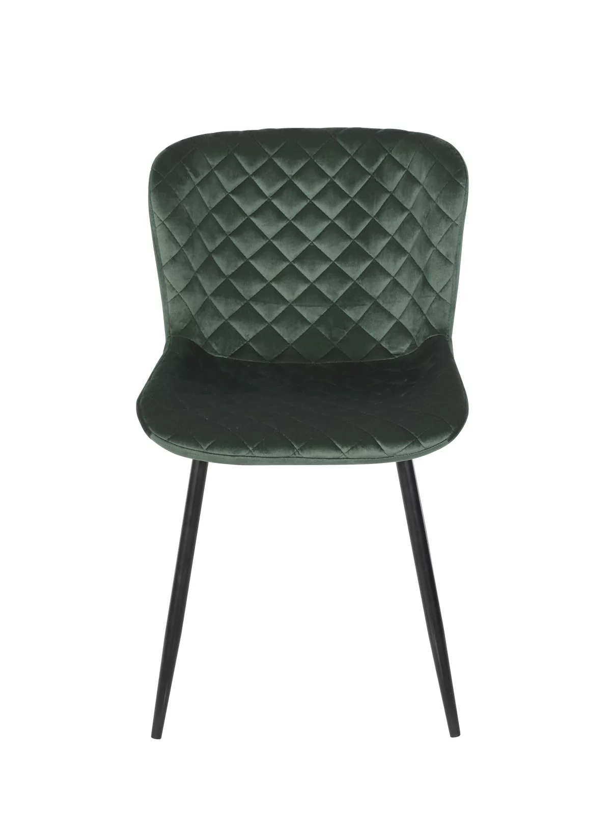 TESSA Chaise de Salle à Manger Matelassée | Chaise en Velours Vert ...