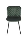TESSA Chaise de Salle à Manger Matelassée | Chaise en Velours Vert ...