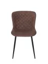 TESSA Chaise de Salle à Manger Matelassée | Chaise en Velours Vert ...