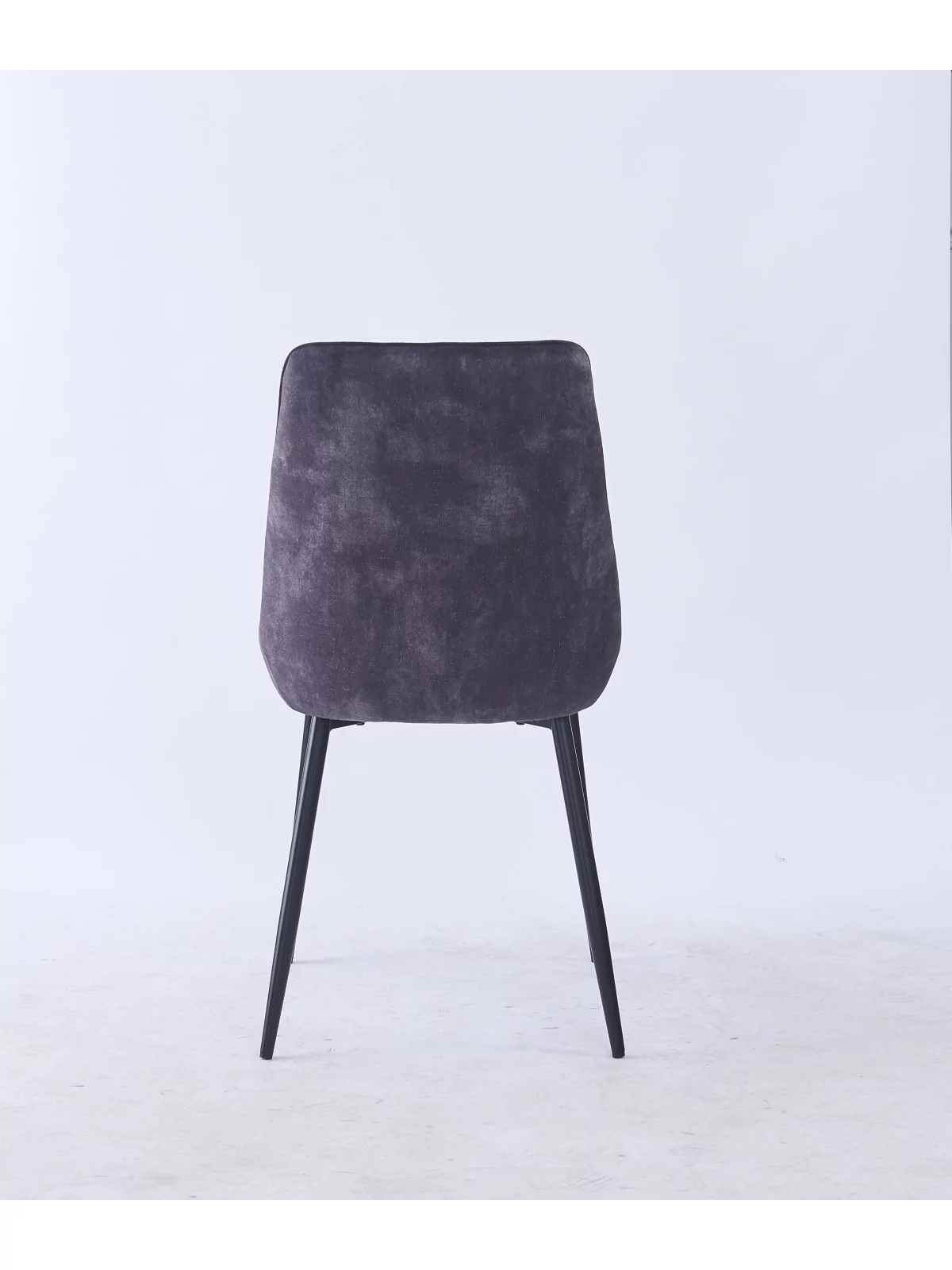 Chaise de Salle à Manger Matelassée | Chaise Moderne en Velours Gri...
