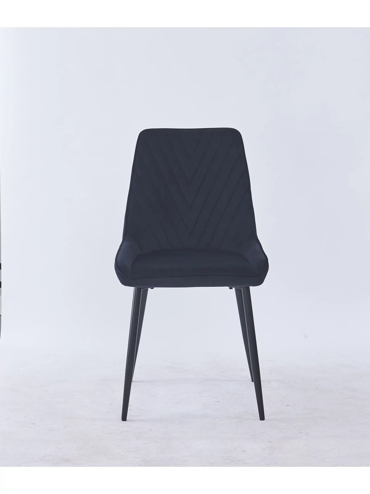Chaise de Salle à Manger Matelassée | Chaise Moderne en Velours Gri...