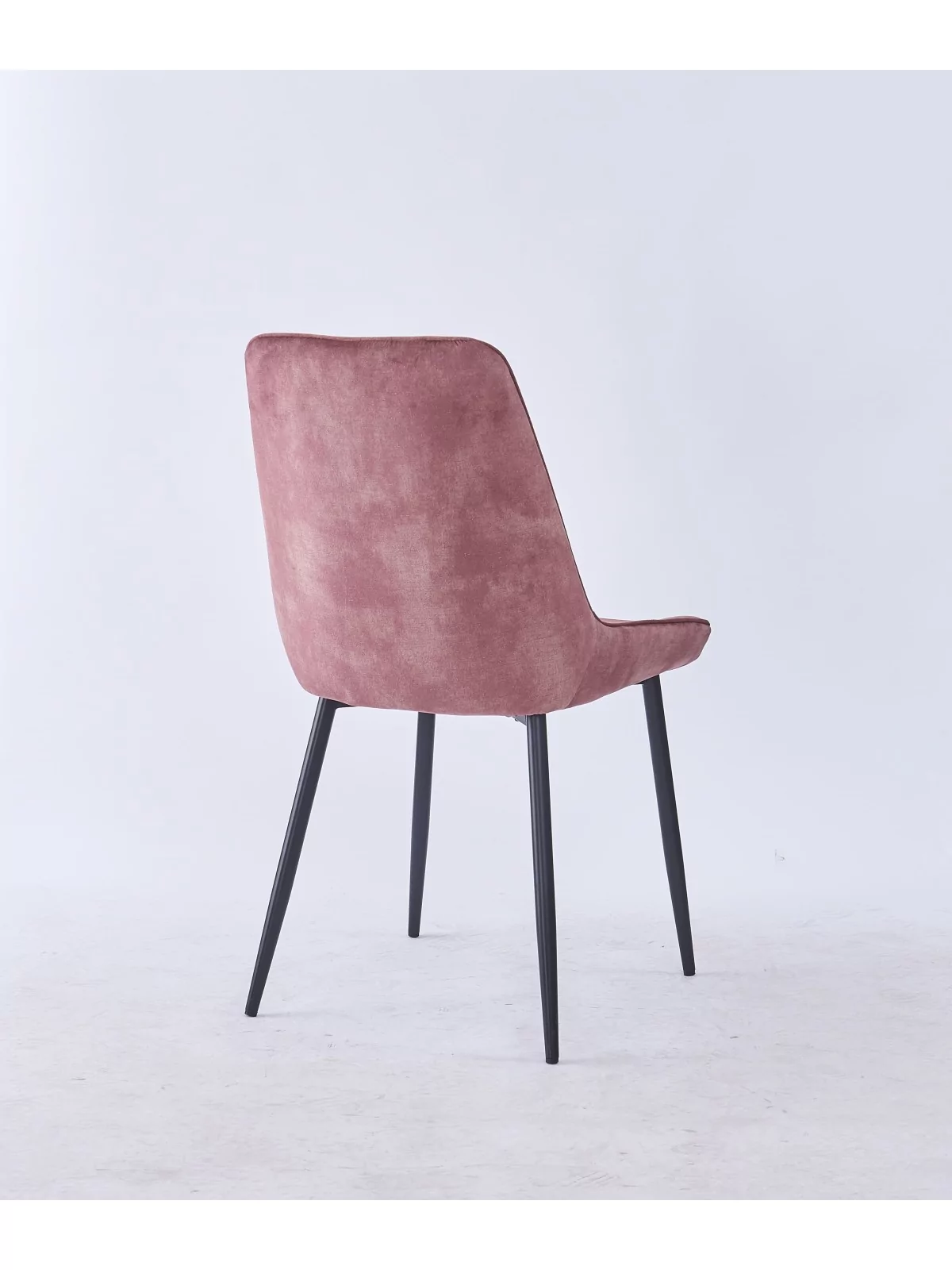Chaise de Salle à Manger Matelassée | Chaise Moderne en Velours Gri...