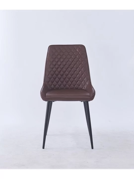 Chaise de Salle à Manger Matelassée | Chaise Moderne en Velours Gri...