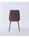 Grid-Tufted Dining Chair | Modern Velvet Chair in Charcoal Grey | B...