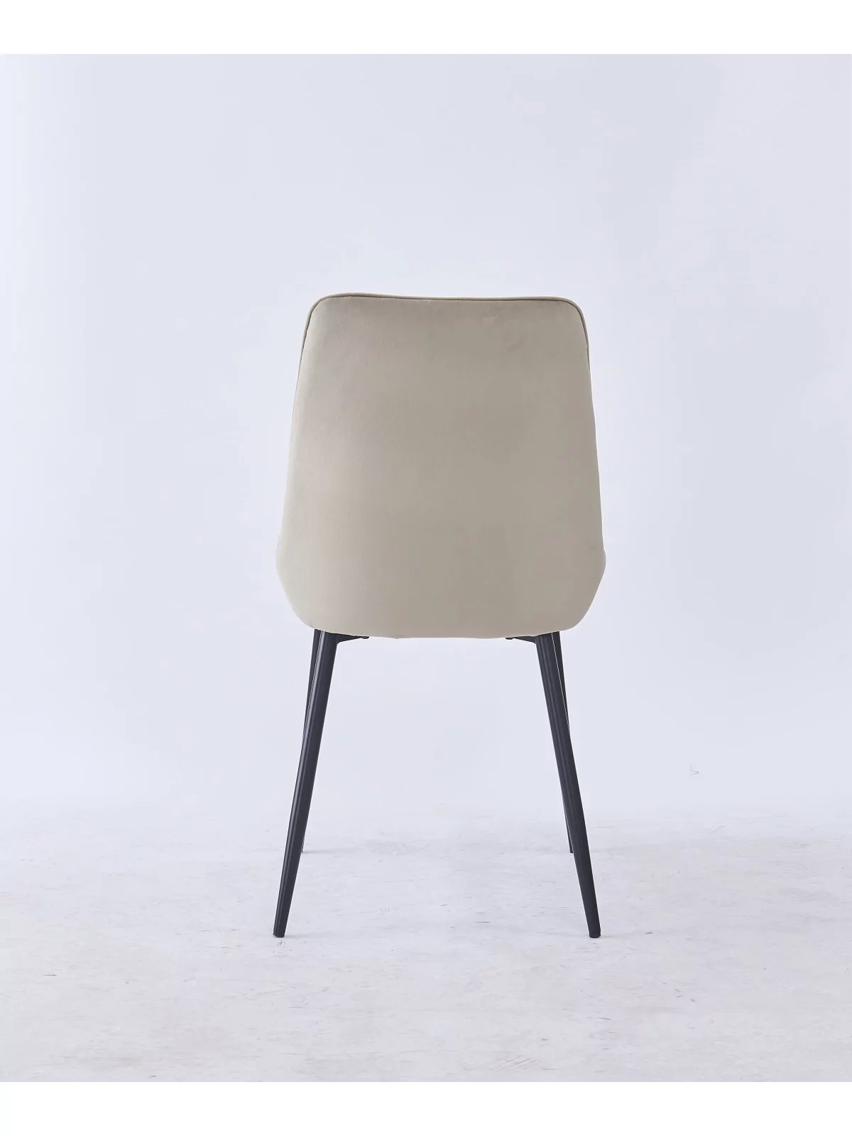 Chaise de Salle à Manger Matelassée | Chaise Moderne en Velours Gri...