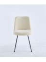 Chaise de Salle à Manger Moderne | Chaise Bouclée Minimaliste en Cr...