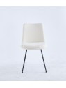 Chaise de Salle à Manger Moderne | Chaise Bouclée Minimaliste en Cr...