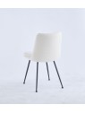 Chaise de Salle à Manger Moderne | Chaise Bouclée Minimaliste en Cr...
