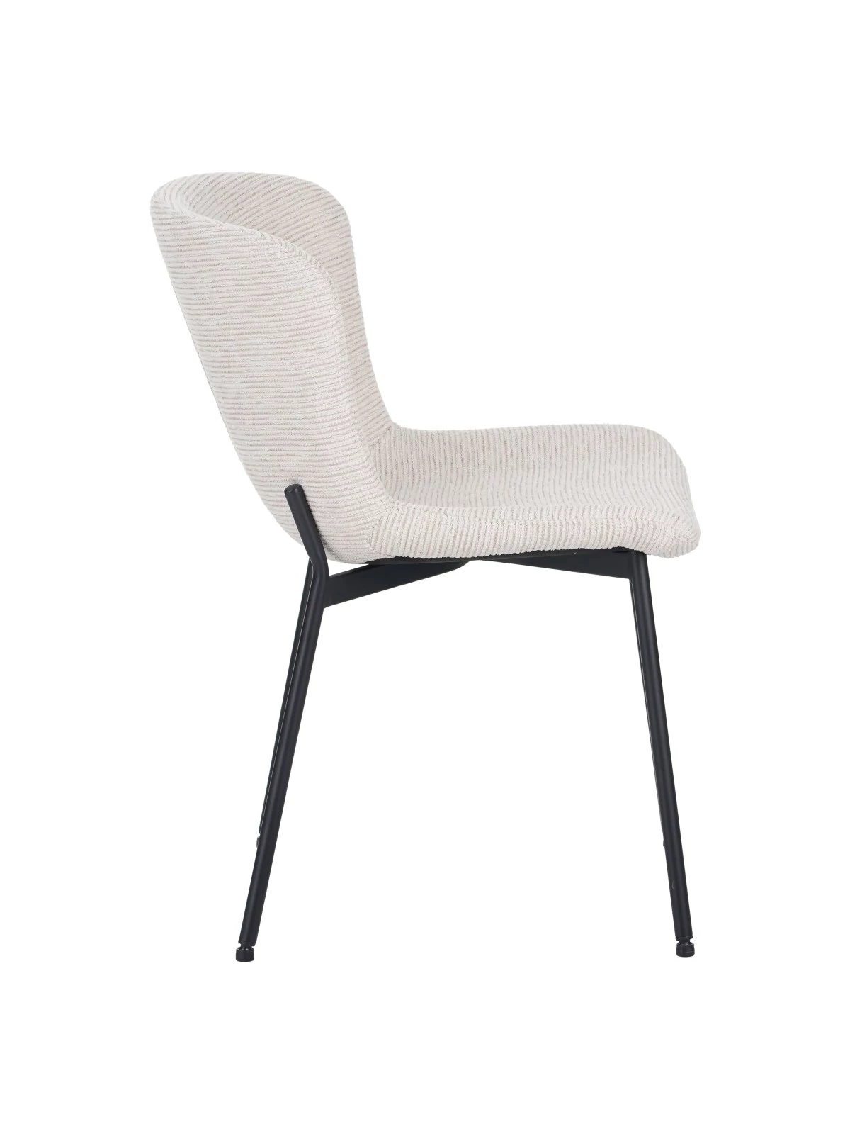 Set of 4 RIYA Modern Upholstered Dining Chair with Fabric Cover