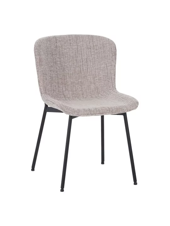 Set of 4 RIYA Modern Upholstered Dining Chair with Fabric Cover