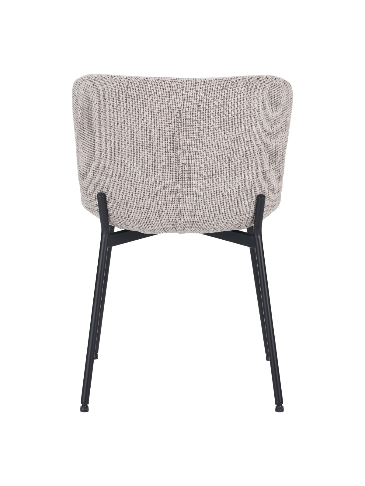 Lot de 4 RIYA Chaise Contemporaine avec Revêtement en Tissu Bouclé ...