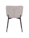 Lot de 4 RIYA Chaise Contemporaine avec Revêtement en Tissu Bouclé ...