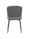 Set of 4 RIYA Modern Upholstered Dining Chair with Fabric Cover