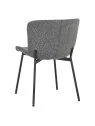 Set of 4 RIYA Modern Upholstered Dining Chair with Fabric Cover