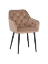 Set of 4 MARIOTufted Velvet Armchair with Contemporary Style