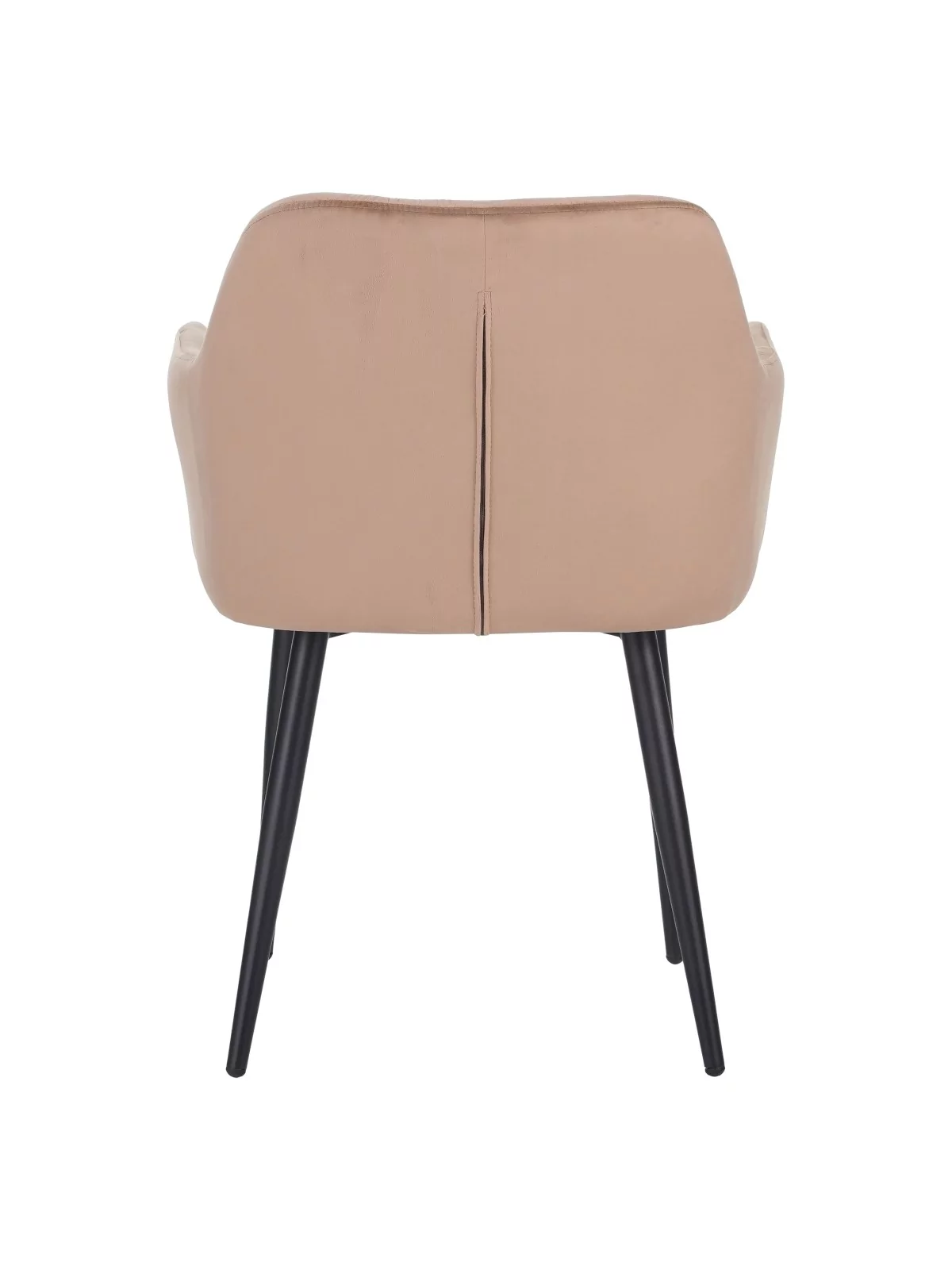 Lot de 4 MARIO Fauteuil en Velours Capitonné au Style Contemporain ...