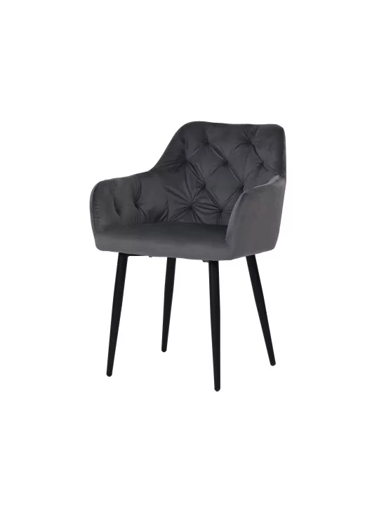 Set of 4 MARIOTufted Velvet Armchair with Contemporary Style
