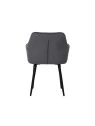 Lot de 4 MARIO Fauteuil en Velours Capitonné au Style Contemporain ...