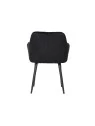 Lot de 4 MARIO Fauteuil en Velours Capitonné au Style Contemporain ...