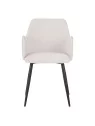 Lot de 4 LANCE Chaise de Salle à Manger Contemporaine avec Accoudoi...