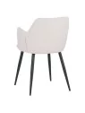 Lot de 4 LANCE Chaise de Salle à Manger Contemporaine avec Accoudoi...