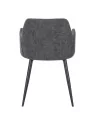 Lot de 4 LANCE Chaise de Salle à Manger Contemporaine avec Accoudoi...